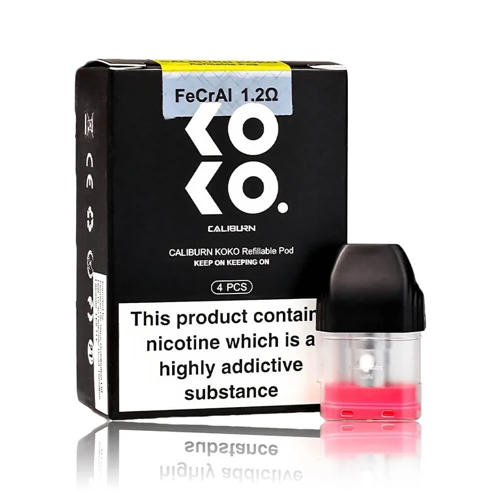 Uwell Caliburn koko replacement cartridge pod 1.2 ohms for caliburn and koko vape