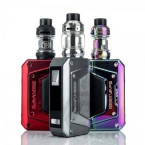 Geek Vape AEGIS legend 200 watt Starter vape Kit, presenting a IP68 rating, 5-200W output, and the Zeus Tank. Operating off twin 18650 batteries (bought separately)  max output as much as 200W with ease. Constructed from long lasting zinc-alloy & a 1.08″ TFT color show and adjoining to the display screen is the new “A-Lock” firing lock to save you any unintended misfires in the pocket, bookbag, or purse. Paired with the upgraded Z Sub-Ohm Tank, the Aegis L200 Kit is ideal for the novice or superior vaper.
