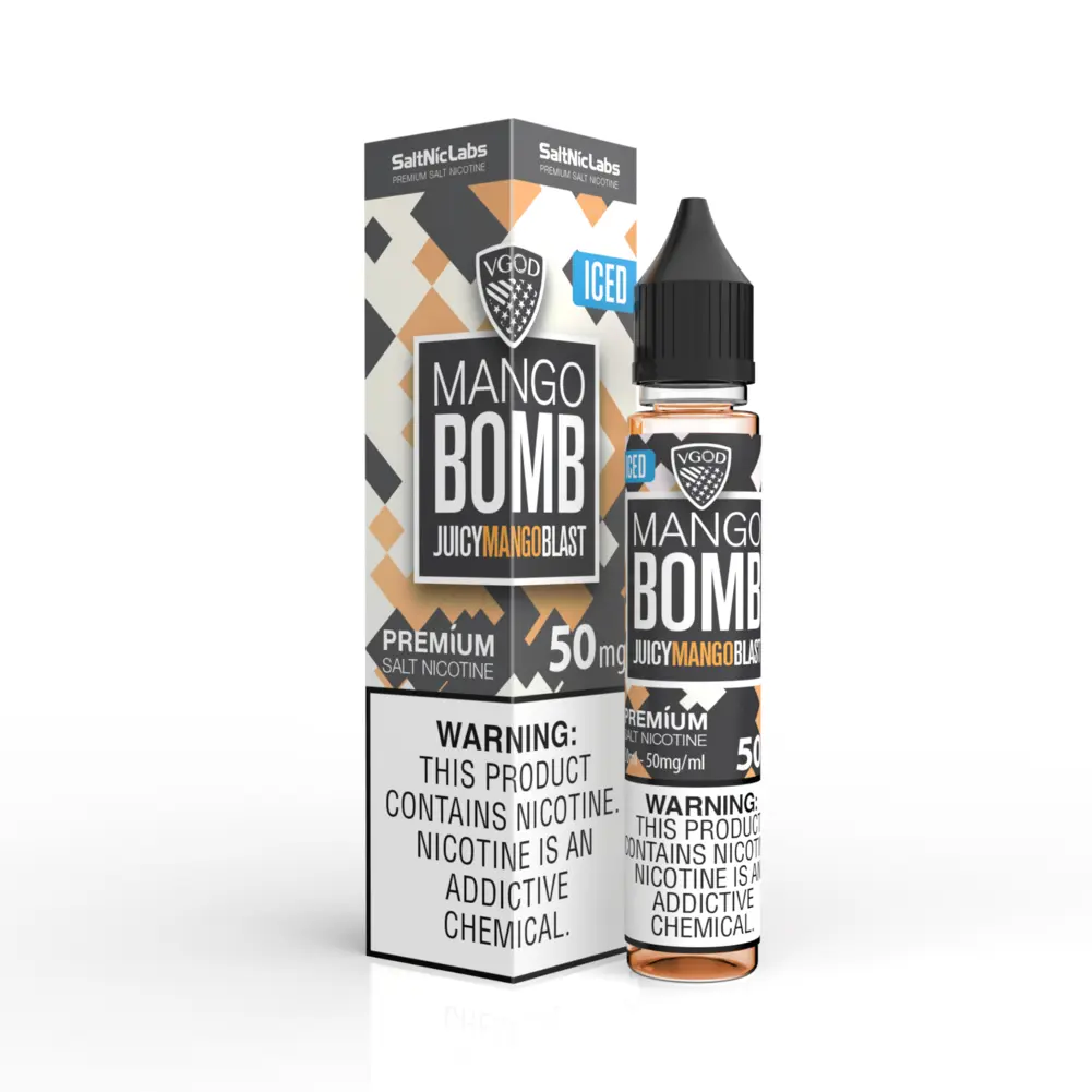 VGOD SALTNIC Iced Mango Bomb 30ML 25mg 50mg salt flavor