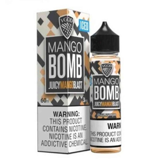 VGOD iced mango bomb 60ml 0mg, 3mg, 6mg, 12mg, 18mg