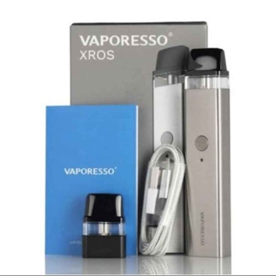 XROS Pod Kit by Vaporesso is a starter kit with a sleek and simple design, 16W max output, 800mAh internal battery and adjustable automatic download system. This device pairs perfectly with the Vaporesso XROS replacement pods, which deliver just the right amount of cloud and incredible amounts of flavor.