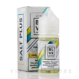 Pineapple salt plus BLVK 30 ml a tropical sensation that's sure to delight your taste buds. This innovative flavor pairs the exotic essence of pineapple with a refreshing menthol twist, creating a sweet and smooth experience that dances across your tongue. It's the perfect blend of tropical paradise and cool menthol, offering a satisfying hit that's perfect for curbing your nicotine cravings.
