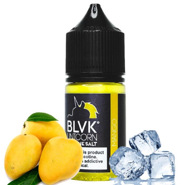 Discover the unparalleled delight of BLVK Unicorn's Mango Iced SALT E-Liquid, a nicotine salt masterpiece that delivers a thrilling burst of menthol-infused goodness. This e-liquid brings together the luscious, sun-ripened taste of mango with a bracing menthol kick, creating an experience that's nothing short of sensational. It's a symphony of sweet and icy, where the tropical allure of mango meets the invigorating chill of menthol. Prepare to be captivated as each inhale and exhale takes you on a journey through this perfectly balanced fusion of flavors, awakening your senses and leaving your taste buds yearning for more. BLVK Unicorn has crafted a true masterpiece that's sure to become a favorite for those who crave the bold, refreshing contrast of sweet and cool.