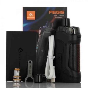 The Geekvape Aegis Boost Pod Mod Kit 40w  is one of the lightest pod mods that supports a maximum of 40 watts, and is equipped with a 1,500mAh battery. Aegis Boost Pod Mod two system device that supports the usage of both Pod and an RDTA. Provided in the packaging are two separate coils and tips specifically designed for MTL & DTL vaping experience.7500