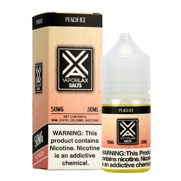 Peach ice vaporlax salts 30ml 30mg 50mg price online