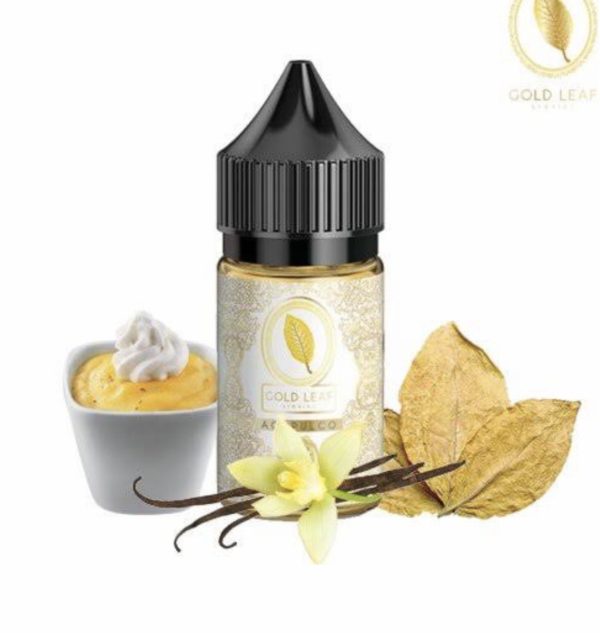 Vanilla custard tobacco gold leaf 30ml
