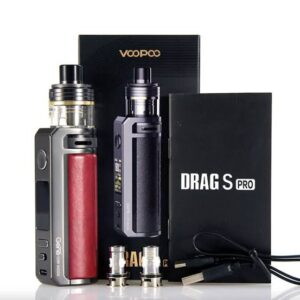VOOPOO DRAG S PRO 80W Starter Kit,  GENE.FAN 3.0 Chipset, with 5-80W output range,  3000mAh battery. the wattage output is between 5-80W. Utilizing TPP or PnP coils in the new TPP-X Pod, the Drag S Pro can hold up to 5.5mL of e-liquid or nicotine salts to deliver delicious flavor and vapor.