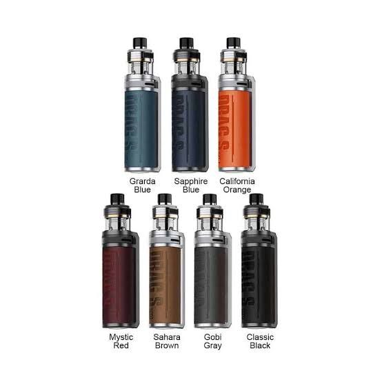 Voopoo Drag S pro 80w starter kit featuring With GENE.FAN 3.0 chipset, 5-80W output power and built-in 3000mAh battery for a full day of vaping. Not only is the DRAG S PRO made from durable zinc alloy and leather, it is also a beautiful combination of metal and leather that comes together to create a powerful vaping tool. is also equipped with an internal 3000mAh battery, so the output power is 5-80W, and it can also resort to a temperature control kit. Utilizing TPP or PnP coils in the new TPP-X pod, Drag S Pro can hold up to 5.5ml of e-liquid or nicotine salts for a delicious flavor experience.