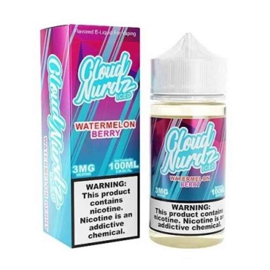 cloud nurdz iced watermelon berry 100ml