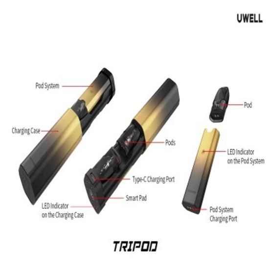 Uwell tripod pod kit features