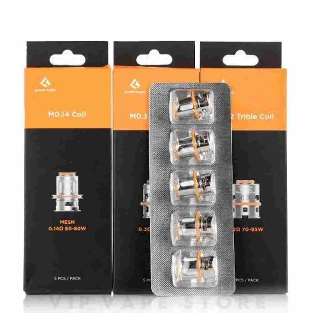Geekvape M Series coils stand out as the perfect choice for those seeking amplified vapor production. With four distinct versions, each employing various mesh builds, these coils excel in heating e-liquid rapidly, resulting in heightened flavor extraction. Engineered for use specifically with the GeekVape Z Max vape tank, they promise an enhanced and flavorful Geekvape M Series Coils Features: Sub Ohm Coils Mesh Build Multiple Resistances DTL Vaping Compatible With High VG E-Liquids COMPATIBLE TANKS: Z Max Tank You can extend coil life by: Priming the coil before usage Using e-liquid with the right VG:PG ratios Not going above the recommended wattage Topping up your tank so that the coil never dries out