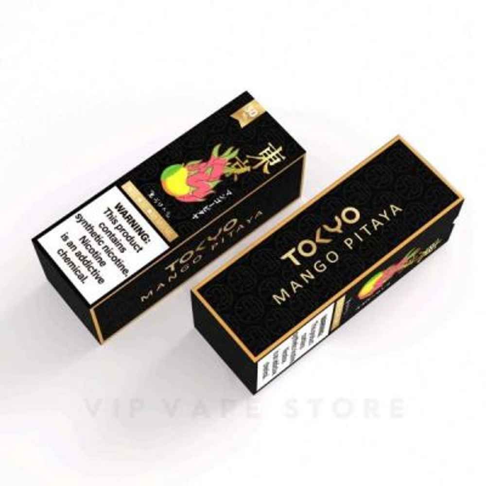 Iced mango pitaya 30ml Tokyo Golden series concocts an exhilarating fusion of ripe yellow mangoes and the distinct essence of dragon fruit, delivering a tropical symphony of flavors. With a touch of invigorating menthol, this blend harmonizes sweet, fruity notes with a refreshing coolness Size: 30ml bottle nic level: 20, 35 & 50 MG VG/PG Ratio: 50/50 Ingredients: PG, VG, natural and artificial flavors. Complete variety of Tokyo flavors with lowest price Discover a diverse range of vape flavors at VIP Vape Store, all offered at the lowest prices. Shopping is convenient, with the option to visit our Karachi Nazimabad outlet or place orders via our website or WhatsApp. Benefit from nationwide delivery through trusted courier partners such as Leopard, TCS, and Bykea, with our own riders available for city deliveries. Stay informed about our latest products by visiting our website and following us on Facebook and Instagram. VIP Vape Store is dedicated to authenticity and freshness, ensuring you consistently receive top-quality products and exceptional customer service. Don’t miss the exclusive offer for Iced mango pitaya 30ml Tokyo Golden series, available at the best price in Pakistan, accessible only at VIP Vape Store. Pride yourself in our extensive selection of E-liquids and salt nicotine flavors at VIP Vape Store. We cater to diverse preferences, featuring fruits, desserts, cereals, and tobacco options. Our freebase e-juices come in various nicotine strengths, from 0mg to 18mg, while salt nicotine options range from 20mg to 50mg, providing the flexibility you desire. Elevate your vaping experience with VIP Vape Store, where quality and variety meet affordability.