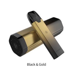 Uwell tripod pod kit black and gold color