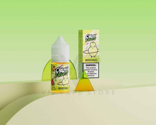 SNOW PEAR CRAZY FRUITS Tokyo 30ml Dive into the delightful world of where a truly exceptional experience awaits. offering a nuanced blend of mild sweetness and candy flavor, providing a uniquely zesty taste that sets it apart. VG/PG: 50%/50% Size: 30 ml Nicotine Strength:  35mg/50mg