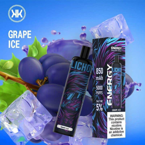 KK Energy Grape Ice Diposable 5000 Puffs