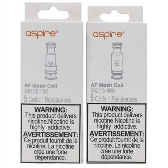 Aspire AF replacement coils life