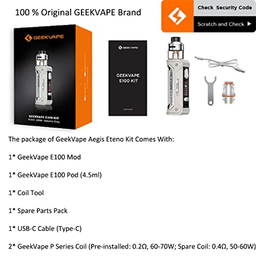 detail geekvape E100 vape kit vip vape store