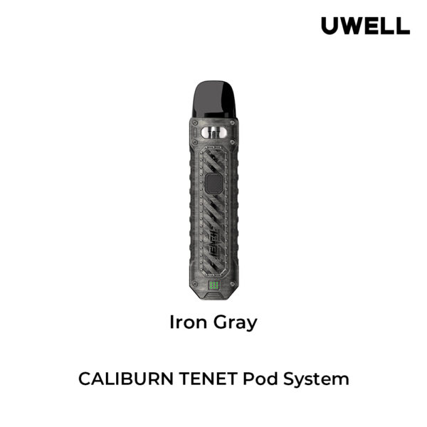 Iron Grey uwell Caliburn tenet pod kit system vip vape store