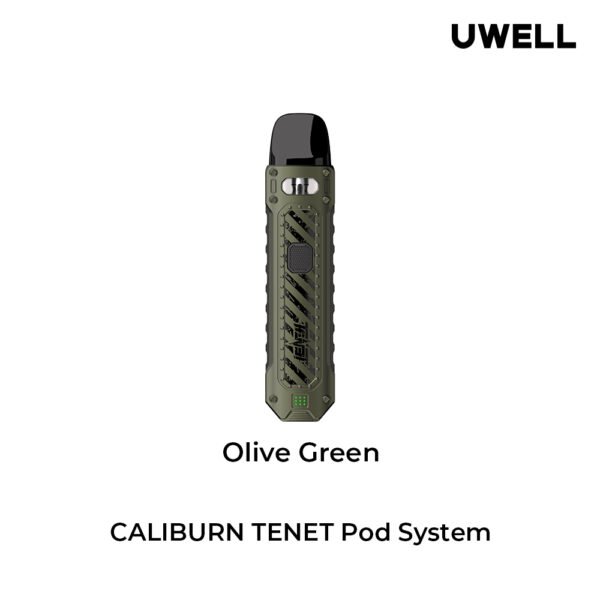 Olive green uwell Caliburn tenet pod kit system vip vape store