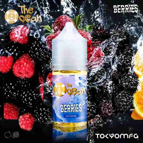 Tokyo the Ocean series Iced Berries 30ml blend offers the perfect combination of succulent blueberries and rich blackberries. a straightforward berry flavor or crave the refreshing kick of menthol, this concoction is designed to surprise and satisfy your taste buds. The infusion of sweet and tart notes from the blueberries and blackberries creates a harmonious symphony of flavors, ensuring a delightful experience. Get ready to be pleasantly surprised and thoroughly pleased with the vibrant and invigorating essence of these berries.