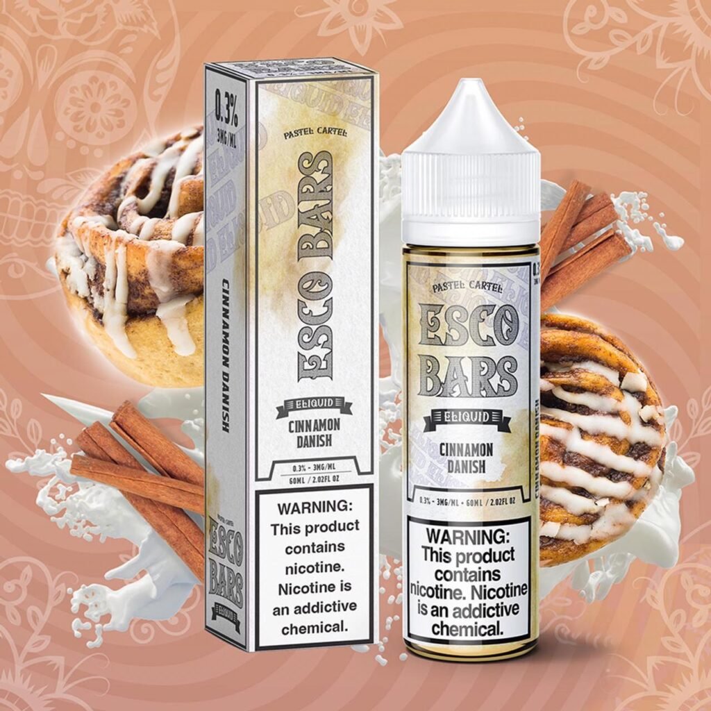 Cinnamon danish esco bars e liquid 60ml price in pakistan