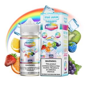 POd juice Rainbow freeze 100ml at VIP vape store Pakistan