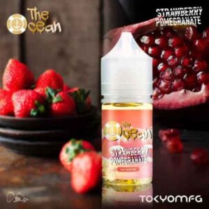Iced Strawberry Pomegranate 30ml Tokyo the Ocean series Dive into the invigorating world of the sweet and juicy essence of ripe strawberries with the exotic richness of pomegranates, creating a symphony of flavors. The addition of a cooling menthol breeze enhances the overall experience, delivering a refreshing sensation with each exhale.  in the perfect balance of fruity sweetness and icy coolness, making it an ideal choice for those seeking a vibrant and revitalizing experience. Get ready to embark on a journey of flavor that captures the essence of summer with every puff. VG/PG: 50%/50% Size: 30 ml Nicotine Strength:  0mg, 20mg, 35mg/50mg