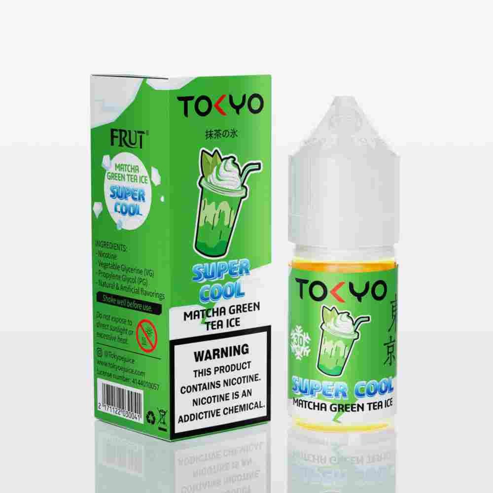 Matcha Green Tea 30ml Tokyo Super cool series the rich and authentic flavor of finely ground matcha leaves, creating a vaping experience that captures the essence of traditional Japanese tea culture. Savor the earthy and subtly sweet notes with every puff, delivering a refreshing and invigorating sensation. This unique blend offers a cool and satisfying, making it a standout addition. VG/PG: 50%/50% Size: 30 ml Nicotine Strength:  35mg/50mg Fast vape store delivery service in Pakistan Take advantage of our nationwide delivery services, streamlined through trusted courier partners like Leopard, TCS, and Bykea. Additionally, our in-house riders are on hand to ensure prompt deliveries within the city. Keep abreast of our latest offerings by browsing our website and engaging with us on Facebook and Instagram. Our unwavering commitment to authenticity and freshness ensures a consistent supply of top-quality products and exceptional customer service. Don’t miss out on the exclusive offer for Matcha Green Tea 30ml Tokyo Super cool series available at the best price in Pakistan, exclusively at VIP Vape Store. This offer guarantees accessibility and the best value for your vaping needs. Explore our extensive collection of E-liquid and salt nicotine flavors, encompassing a diverse array ranging from fruits to desserts, cereals, and tobacco, catering to various preferences. Transitioning to freebase e-juices allows flexibility in selecting nicotine strengths from 0mg to 18mg. Additionally, delve into salt nicotine options spanning from 20mg to 50mg for even greater choices. At VIP Vape Store, customization is a priority, ensuring a tailored and enjoyable experience for every vaper