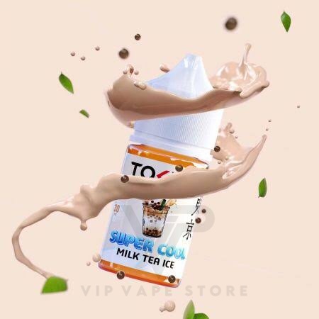 Milk Tea ice 30ml Tokyo Super cool series a refreshing twist on a classic favorite. in the rich and creamy essence, perfectly balanced with a touch of icy coolness. captures the authentic flavors of traditional, creating a smooth and invigorating vaping experience. Each puff delivers a delightful combination of sweetness and coolness, making it an ideal choice for those who appreciate the timeless taste of milk tea with a refreshing twist. Explore & elevate vaping journey with this enticing flavor. VG/PG: 50%/50% Size: 30 ml Nicotine Strength:  35mg/50mg
