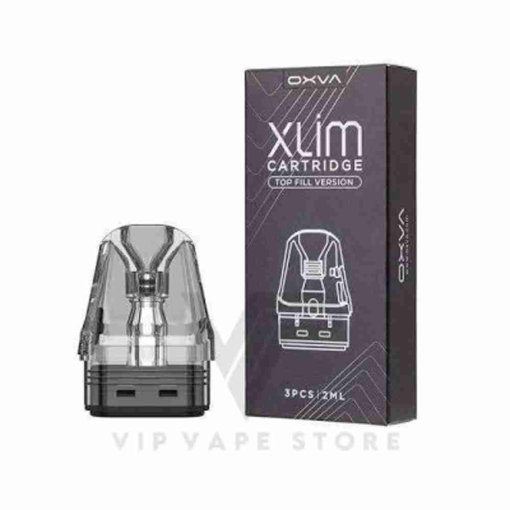 Oxva Xlim V2 Empty Pod Cartridge 2ml designed for all OXVA XLIM Pod System for X-treme taste and a sturdy throat hit. There are extraordinary taste cartridges: 0.6Ω & 0.8Ω for options 2ml capacity Tailor your vape with adjustable airflow Anti leaking design to prevent condensation at the bottom Patented multi-layer leakproof tech Parameters: Capacity: 2ml Resistance: 0.4Ω (26-30W) 0.6Ω (20-25W) 0.8Ω (12-16W) 1.2Ω (10-12W)