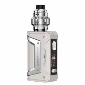 Geekvape aegis L200 Classic 200W vape Kit, Power output range of 5-200W, paired with Z MAX Tank by geek vape and uses double 217oo batteries. Built with a reliable zinc alloy body,  Geekvape L200 Classic combines all the popular features of the previous L200 and Aegis Legend into a new body that can hold a pair of 21700 batteries which will extend the life of your vaping session. Besides, the Geekvape L200 Classic Kit can use 18650 batteries with the included battery adapters. Adopting the temperature control kit and wide compatibility with optional nickel, titanium and stainless steel wires. GeekVape Aegis Legend 2 classic Features Output Power: 5W-200W Maximum Output Charging Port: Type Port C Atomizer Resistance: 0.1ohm - 3 ohms. battery specification: dual 21700/18650 (not with box) display screen: 1.08 inch TFT color screen Case material: Zinc Alloy Top Airflow IP68 Rating