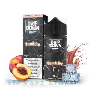 Drip down frosty Peach ice 100ML delightful e-liquid flavor that offers a refreshing and fruity vaping experience. This e-liquid is designed to replicate the essence of an exotic vacation and is known for its unique combination of flavors. The primary flavor profile of Drip Down Frosty Peach Ice revolves around the luscious and ripe peach. The delicate scent and taste of this juicy fruit are captured to perfection, providing a sweet and succulent vape. The peach flavor adds a delightful fruity note that can evoke feelings of relaxation and summer vibes. Size: 100ml bottle Strength: 0, 3, 6 & 12 MG VG/PG Ratio: 70/30 Brand Origin: Drip down Ingredients: PG, VG, natural and artificial flavors.