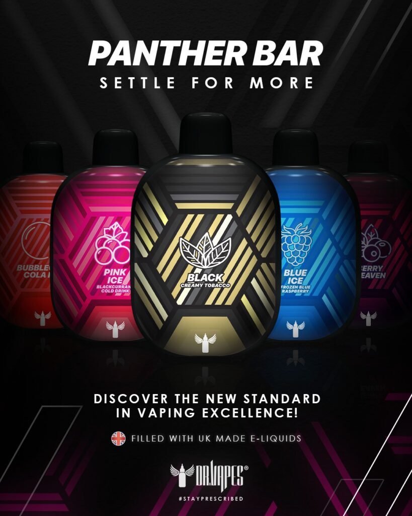 Dr vapes panther bar disposable 5500 puff price in Pakistan