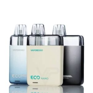 Eco Nano MTL pod system by vaporesso comes with 1000mah battery & 6ml 0.8 ohms pod capacity which can provide a maximum of 13000 puffs with a single pod, Its unique slim design is to provide budget friendly coil life