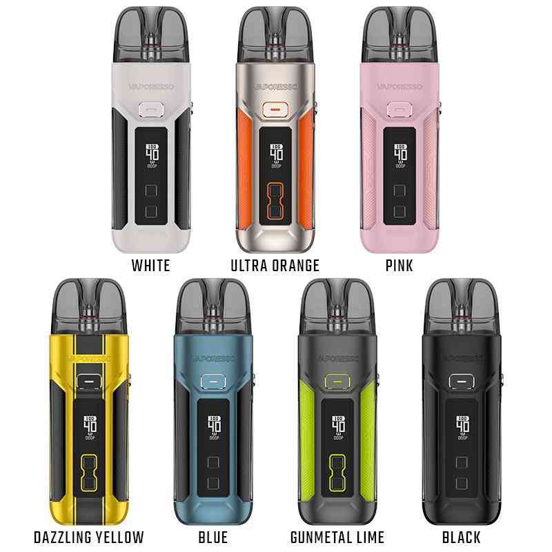 Luxe X Pro Pod mod Kit Vaporesso 40w max output & 1500 mah outclass battery time, leakage proof and a powerful pod mod which is an advance version with more better perforance