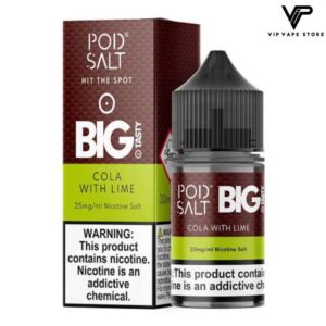 cola with lime pod salt Big seires review 30ml