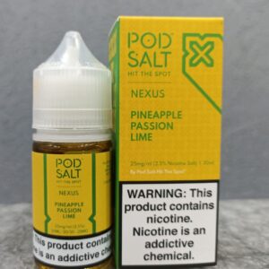 Pineapple lime passion nexus series by pod salts flavor