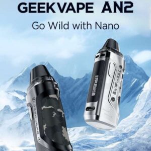 Geekvape Aegis Nano 2 Pod Kit stands out as a compact yet robust tri-proof pod system, boasting a host of upgraded features that redefine the journey. With a maximum output power of 30W, customizable airflow, and cutting-edge functionalities, it assures an unparalleled vaping journey adaptable to any environment. Cartridge presents adjustable airflow, catering to RDL (Restricted Direct Lung) vaping preferences. Its compact and portable design makes it the go-to choice for individuals constantly on-the-go or frequent travelers. Sporting an integrated 1100mAh battery, the AN 2 efficiently delivers an output range between 5 to 30W, perfectly complementing the 2mL pods it accompanies. This kit amalgamates power, versatility, and convenience, providing vapers with a comprehensive solution that doesn't compromise on performance. Whether you're seeking robust vapor production, adjustable airflow for personalized experiences, or the convenience of a portable setup, the Geekvape Aegis Nano 2 Pod Kit is tailored to cater to all these needs. The integration of industry-leading features alongside its compact build and enhanced functionalities positions the kit as a frontrunner in the realm of pod systems, ensuring a superior vaping escapade for enthusiasts seeking excellence in both form and function. Check out Geekvape Aegis Nano 2 Pod Kit AN2 price & features
