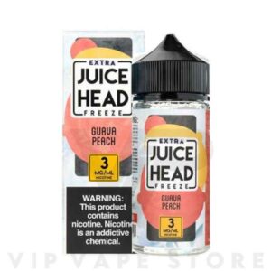 Juice Head Guava Peach Extra Freeze 100ml flavor, where the sweetness of ripe peaches meets the zesty acidity of exotic Asian guava. This carefully crafted blend delivers a sinfully good combination that unfolds in rich and juicy clouds. Sweet, sun-kissed peaches meet zesty Asian guava, all wrapped in rich clouds with a frosty kiss. Dive into this flavor adventure - every puff a forbidden delight.  Features : 100mL Chubby Unicorn Bottles Child Resistant Cap 70% VG 30% PG Available in 0mg, 3mg, 6mg. new arrival brands of freebase E-liquids in 2024  Benefit from our nationwide delivery services, seamlessly facilitated by trusted courier partners like Leopard, TCS, and Bykea. Moreover, our in-house riders are readily available to ensure swift deliveries within the city. Stay updated on our latest offerings by exploring our website and connecting with us on Facebook and Instagram. Our steadfast commitment to authenticity and freshness guarantees a consistent supply of top-quality products and exceptional customer service. Avail yourself of the exclusive offer for Juice Head Guava Peach Extra Freeze 100ml, available at the best price in Pakistan, exclusively at VIP Vape Store. This offer not only ensures accessibility but also guarantees the finest value for your needs. Dive into our extensive collection of E-liquid and salt nicotine flavors, showcasing a diverse array spanning fruits, desserts, cereals, and tobacco, catering to a myriad of preferences. Transitioning to freebase e-juices grants the freedom to select nicotine strengths from 0mg to 18mg. For greater flexibility, explore salt nicotine options ranging from 20mg to 50mg. At VIP Vape Store, customization is prioritized, ensuring a personalized and enjoyable experience for all.