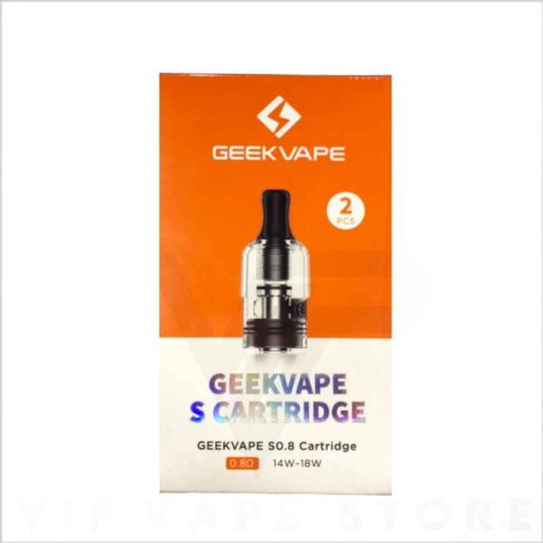 Geek Vape S3 Cartridge Pod 2ml designed for the Wenax S3 Pod System, also compatible with Wenax SC and Wenax Stylus. These pods feature a convenient silicone stoppered side filling system, allowing for a 2.0ml capacity. The 0.8 Ohm pod works best between 14-18W the 1. 2Ohm between 09-13W will provide a more restricted, cigarette-like inhale while lower resistances will create larger amounts of vapour with a looser sensation. Pack of 2 refillable pods 2.0ml capacity Convenient fixed coils Side Filling UPGRADED MAGNETIC CONNECTION: It's more simple-design as the invisible magnetic connection. And it makes each insertion and removal eaiser
