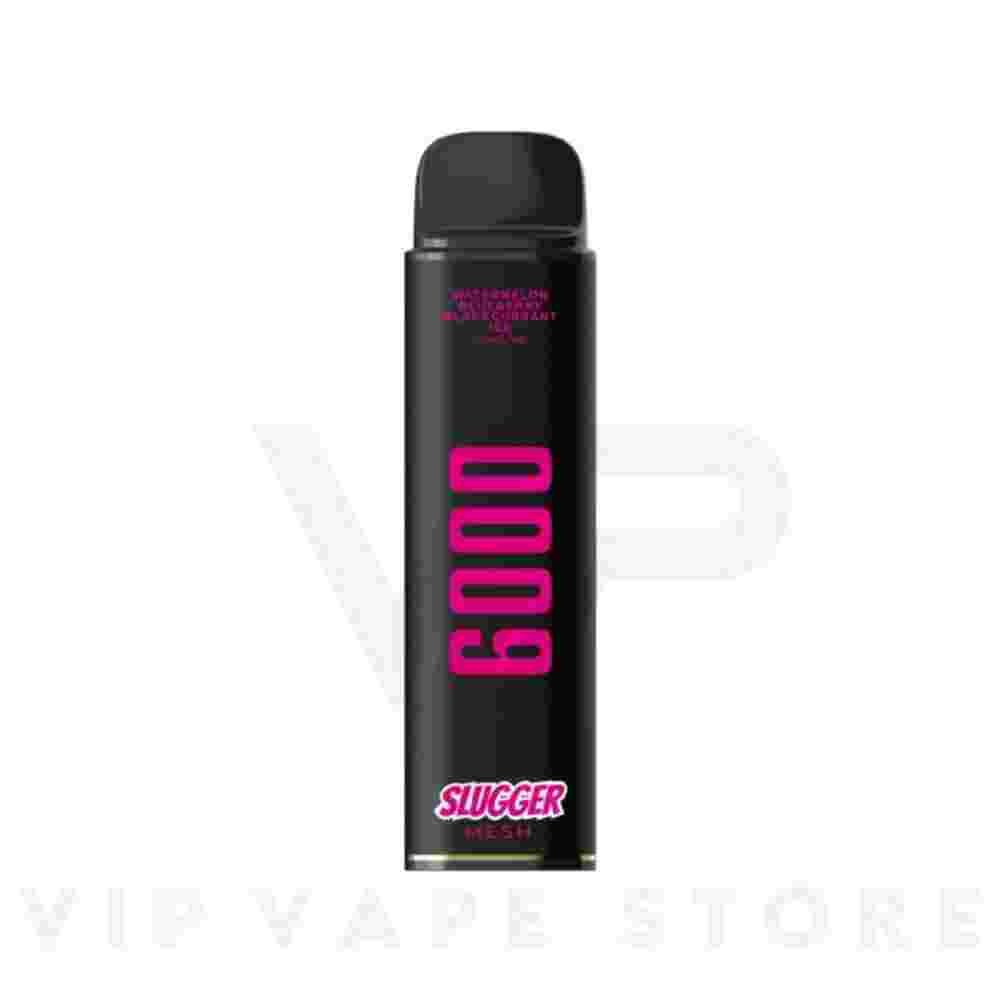 Watermelon Blueberry Blackcurrant ICE SLUGGER DISPOSABLE Ice Slugger Black Edition Rechargeable Disposable Pod. Dive into the juicy essence of watermelon, interwoven with the bold notes of twin wild berries