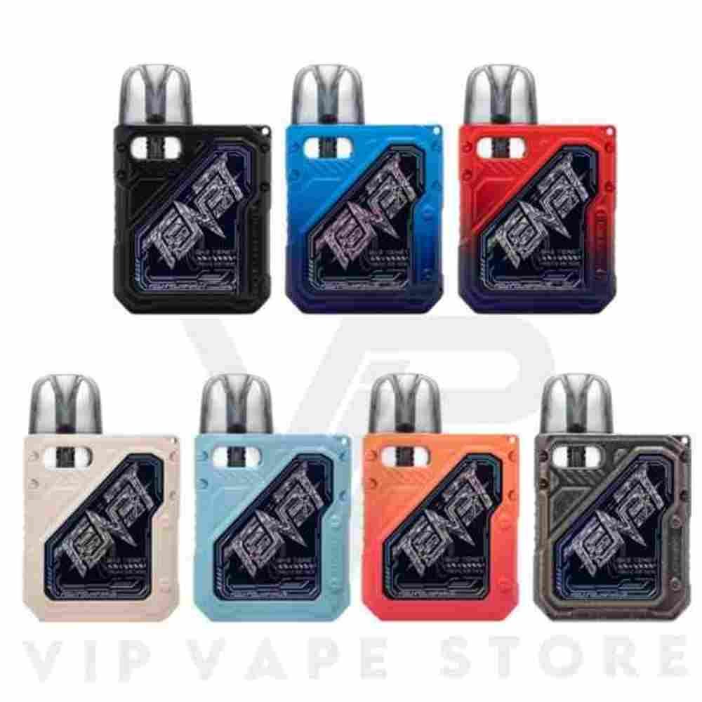 GK3 Tenet starter Pod Kit by Uwell caliburn with 1000 mah battery and 25w output starter kit comes in seven colors. Its an advance version of GK2 and special there has is located on the front feature of light changing technology and vibrates in various states