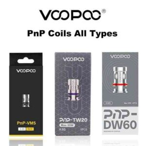 VooPoo PnP coil series offers a wide range of options for different pod systems, especially Vinci and Drag series. These coils cater to various vaping styles with resistances for both MTL (Mouth-To-Lung) and DTL (Direct-Lung) experiences. Choose from sub-ohm mesh coils for big clouds and flavor, or single and dual coils for a tighter MTL draw.