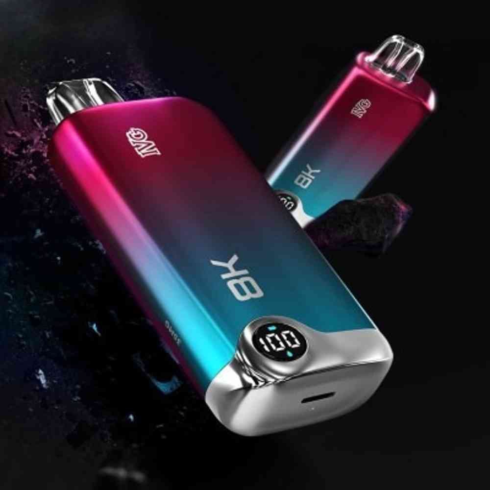 IVG disposable 8000 puffs device that is digital display and adjustable airflow design embodies the perfect fusion of form and function, offer a visually stunning that's match by its outstanding performance. Its transparent body, adorn with mystery patterns, makes a bold statement in the vape market. But it's not just about looks - this device also boasts mesh resistance technology that unlocks an unparallelly flavor experience and massive vapor production. With its winning combination of striking aesthetics and innovative features, this device is a force to be reckoned with in the market, promising a truly unique output
