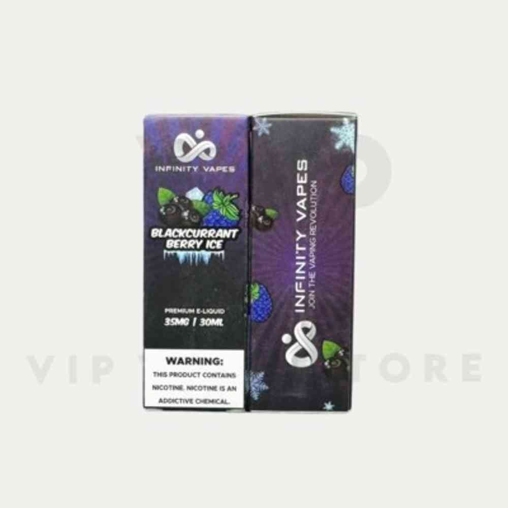 Experience the sweet and tangy taste of Black Currant Berry Ice, a refreshing flavor from Infinity Nicsalt 30ml bottle of nicotine salt e-liquid. Perfect for those who crave a fruity and invigorating puff. While the Black Currant Berry Ice flavor by Infinity Nicsalt is a masterful blend of sweet and tangy notes. The flavor profile begins with rich, ripe black currants bursting with juicy flavor, followed by a hint of tartness from a secret blend of mixed berries that adds depth and complexity.