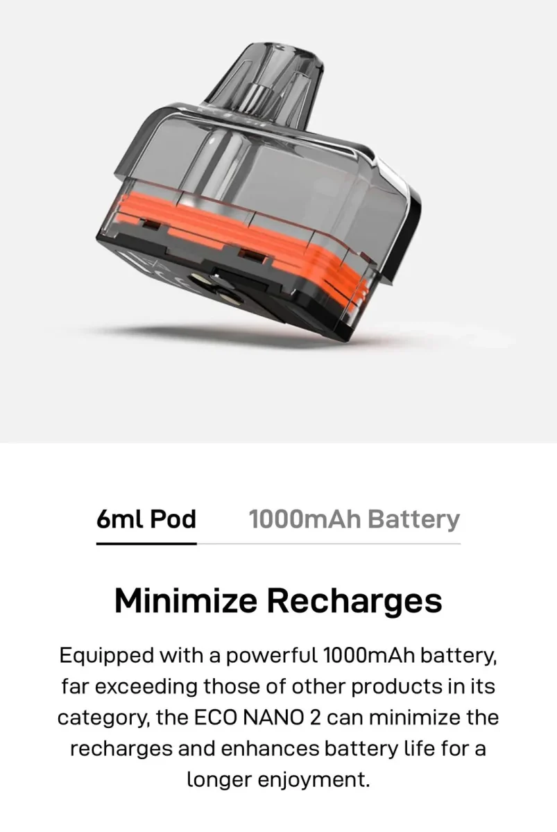 eco nano 2 cartridge new 0.6 ohms