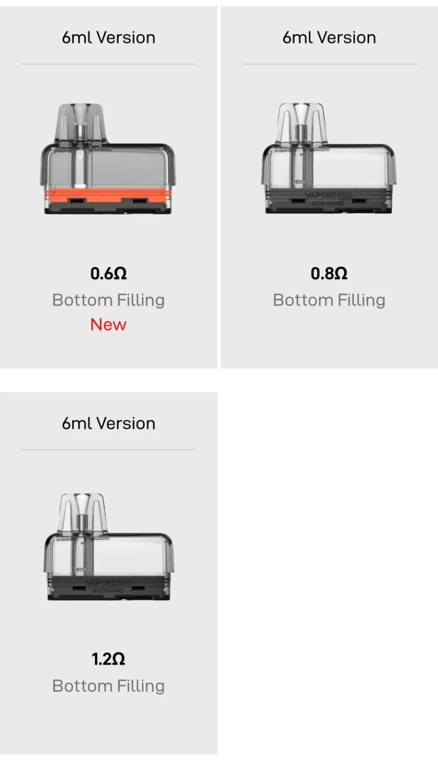 eco nano 2 replacement pods