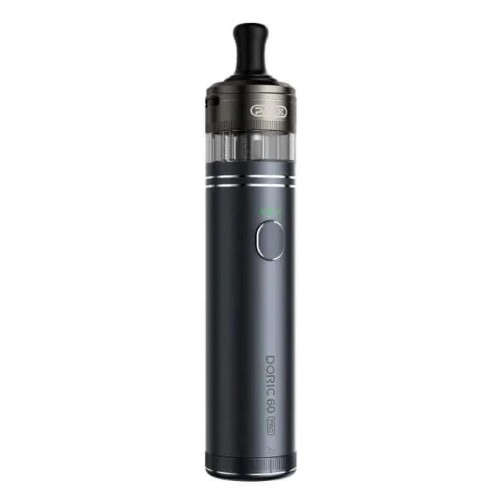 VOOPOO Doric 60 Pro Pod System revolutionizes portable vaping with its impressive 5-60W output range, sleek aluminum alloy chassis, and exceptional performance this lightweight yet durable workhorse vape pen delivers outstanding flavor and vapor production via the Innovative PnP-X Pods and Coils constructed from premium aluminum alloy, the Doric 60 Pro boasts a stylish and ergonomic design, perfectly balancing aesthetics and functionality. Powered by a high-capacity 2500mAh integrated battery, this device consistently unleashes ample power to bring out the best in your favorite nicotine salt or e-juice, ensuring a satisfying.