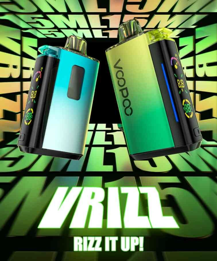 Voopoo Vrizz Pod Kit 24w Offering an unbeatable 15mL e-liquid capacity, this innovative device ensures you can enjoy up to 20,000 flavorful puffs with just one refill. Plus, a single pod delivers an impressive 80,000 flavorful puffs, making it the perfect solution for those seeking a reliable and sustainable DRAG MODs, this design pays homage to the classics while infusing a modern twist with its sleek, bezel-less display. Masterfully blending alloy and neon, motion and stillness, strength and beauty, this device embodies quality and sophistication."