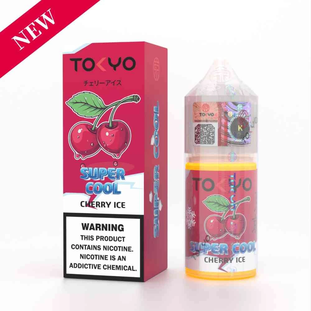 Tokyo Cherry Ice Super Cool Series where chilling sensations meet sensational flavors. This expertly crafted range of icy-cool blends is meticulously designed to deliver a refreshing blast with every inhale, elevating your vaping experience to unprecedented heights. From the intense, frosty menthol to the innovative, arctic fruit fusions, each SUPER COOL flavor promises to invigorate your senses, leaving you feeling revitalized, refreshed, and ready to take on the day